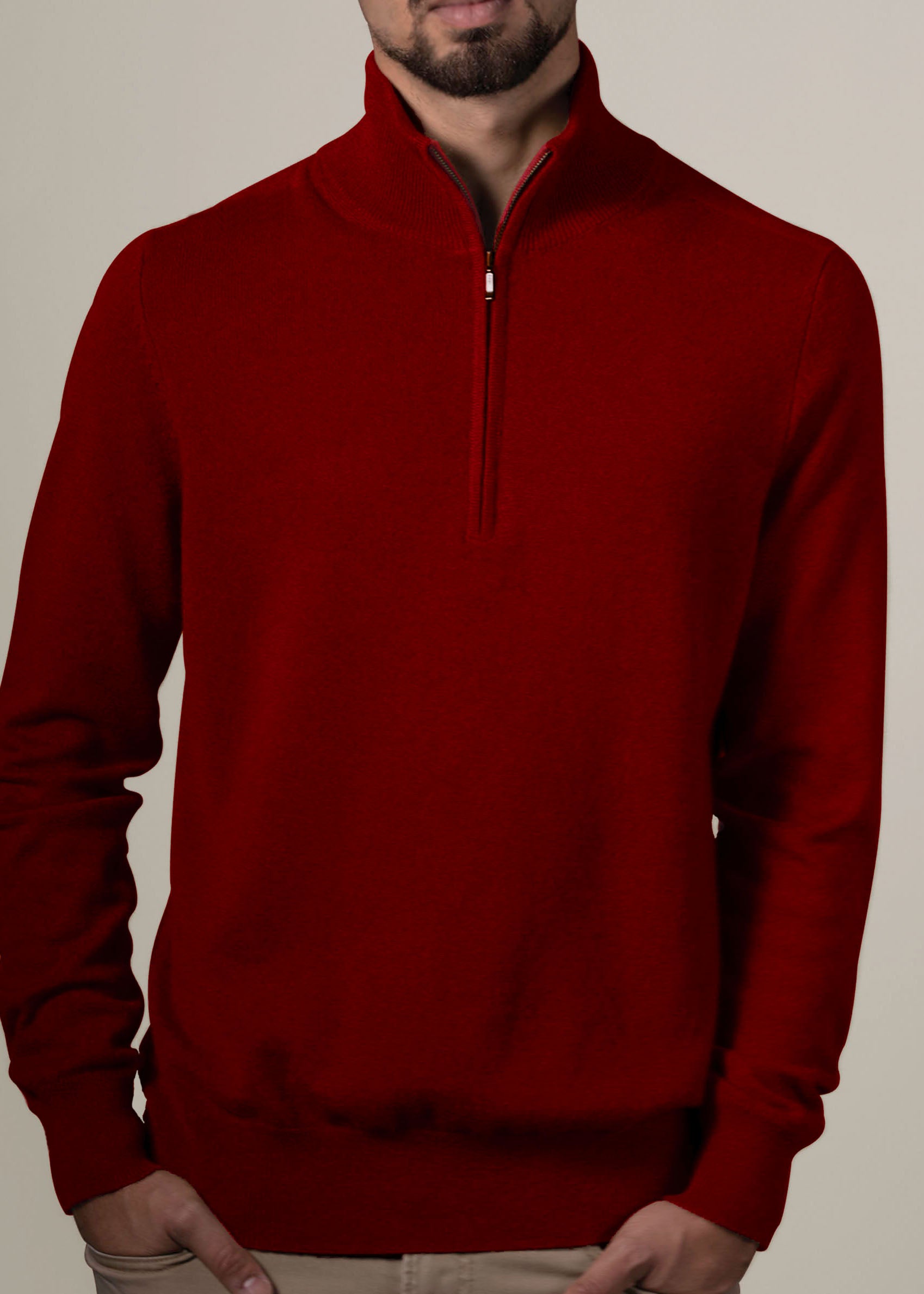 AIDEN | Notre demi-zip bébé cachemire