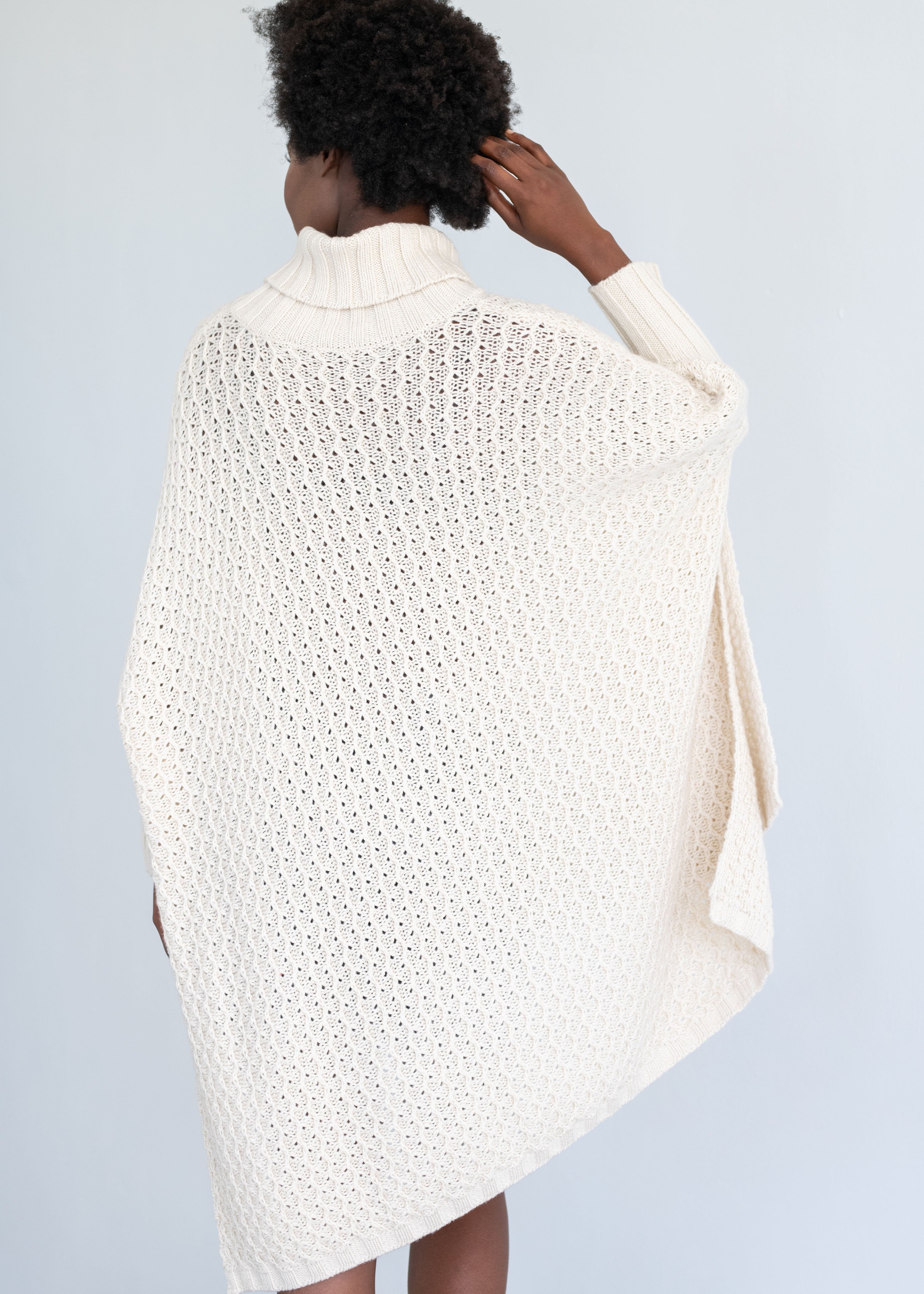 TIANA | Our moss stitch poncho