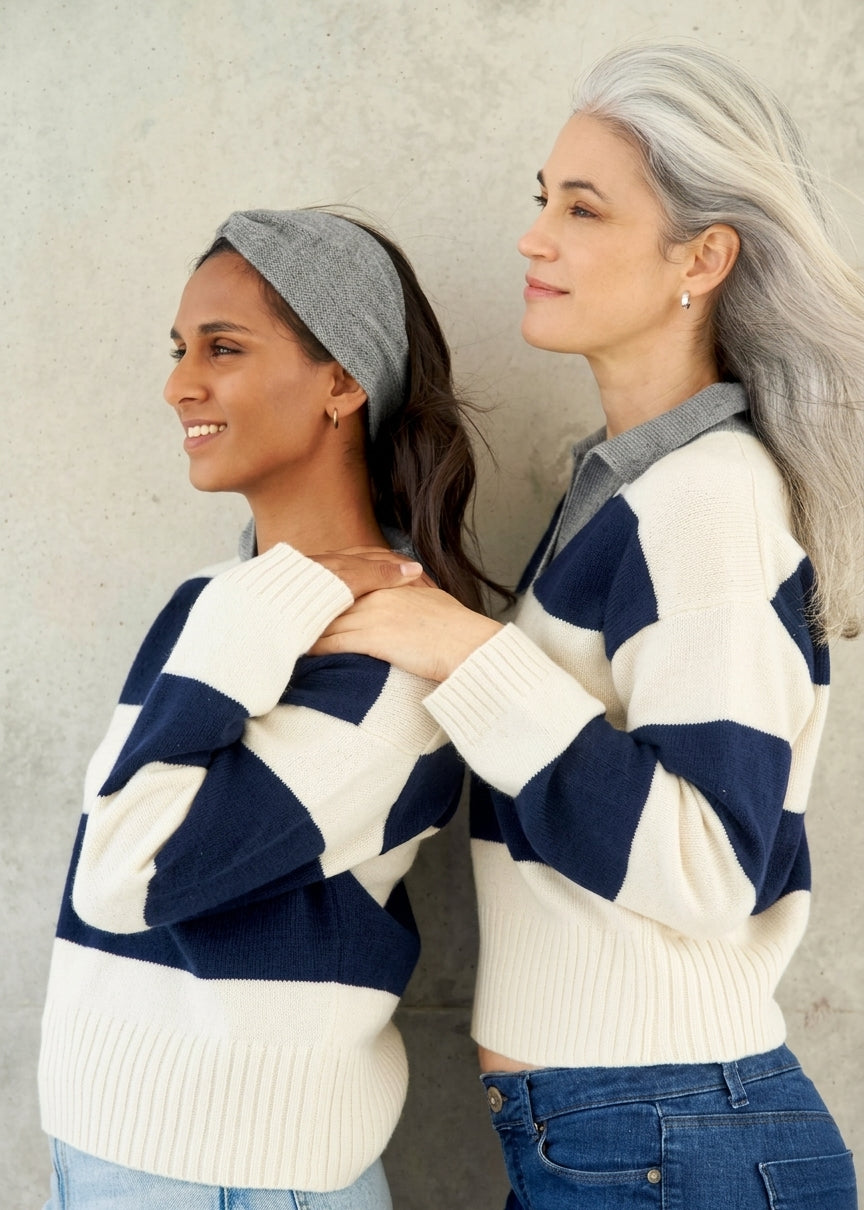 ELIN | Our chunky Rugby polo sweater