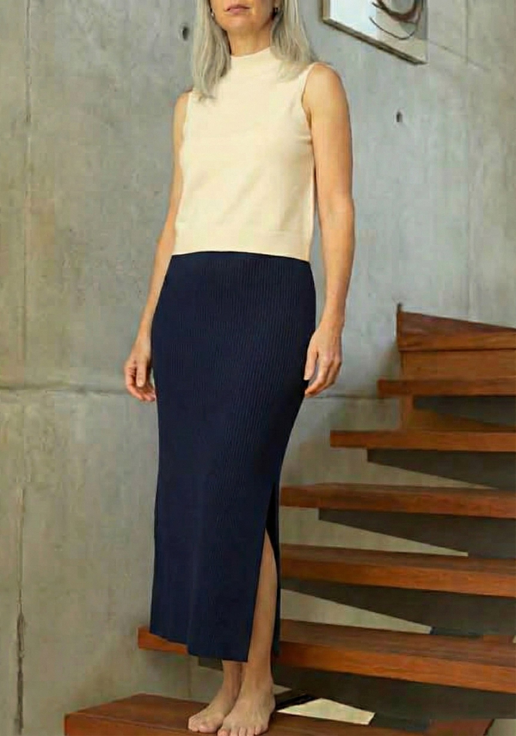 PARIS | Our long rib Skirt