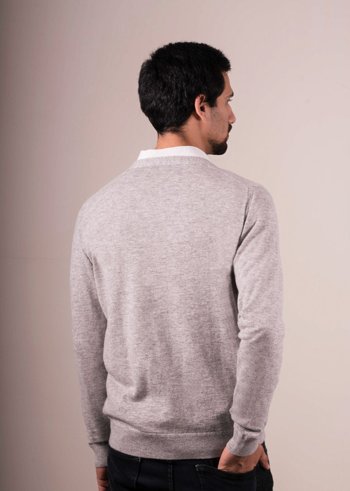 100% cashmere v-neck cardigan