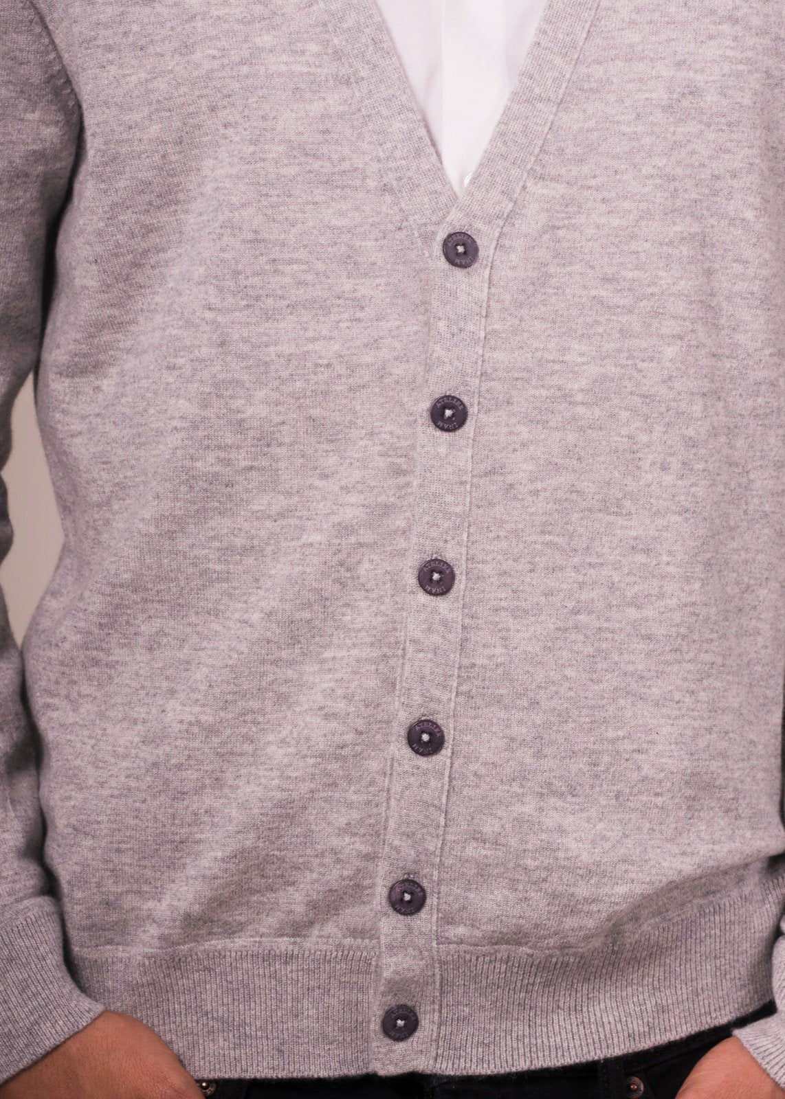 v-neck cardigan cashmere