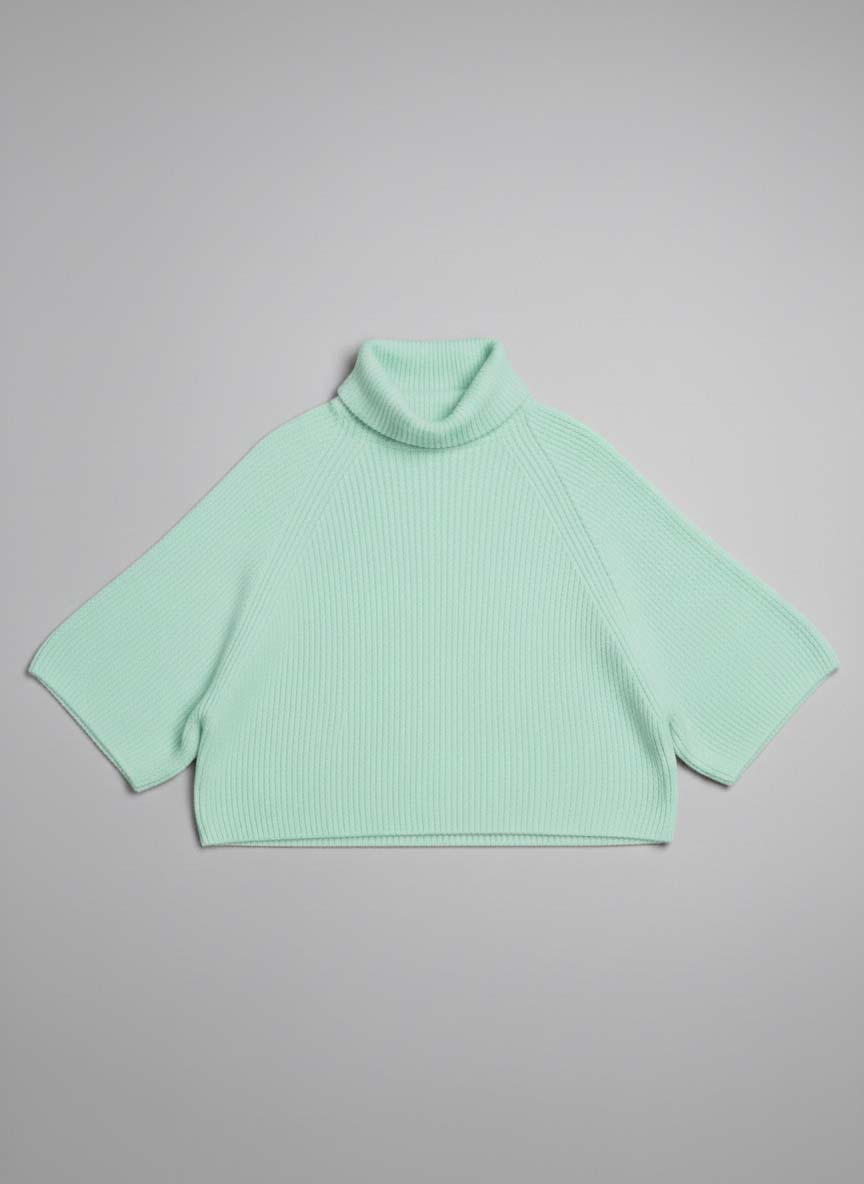 NAJMA | Our rib-knit poncho