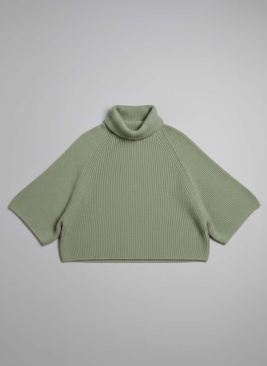 NAJMA | Our rib-knit poncho