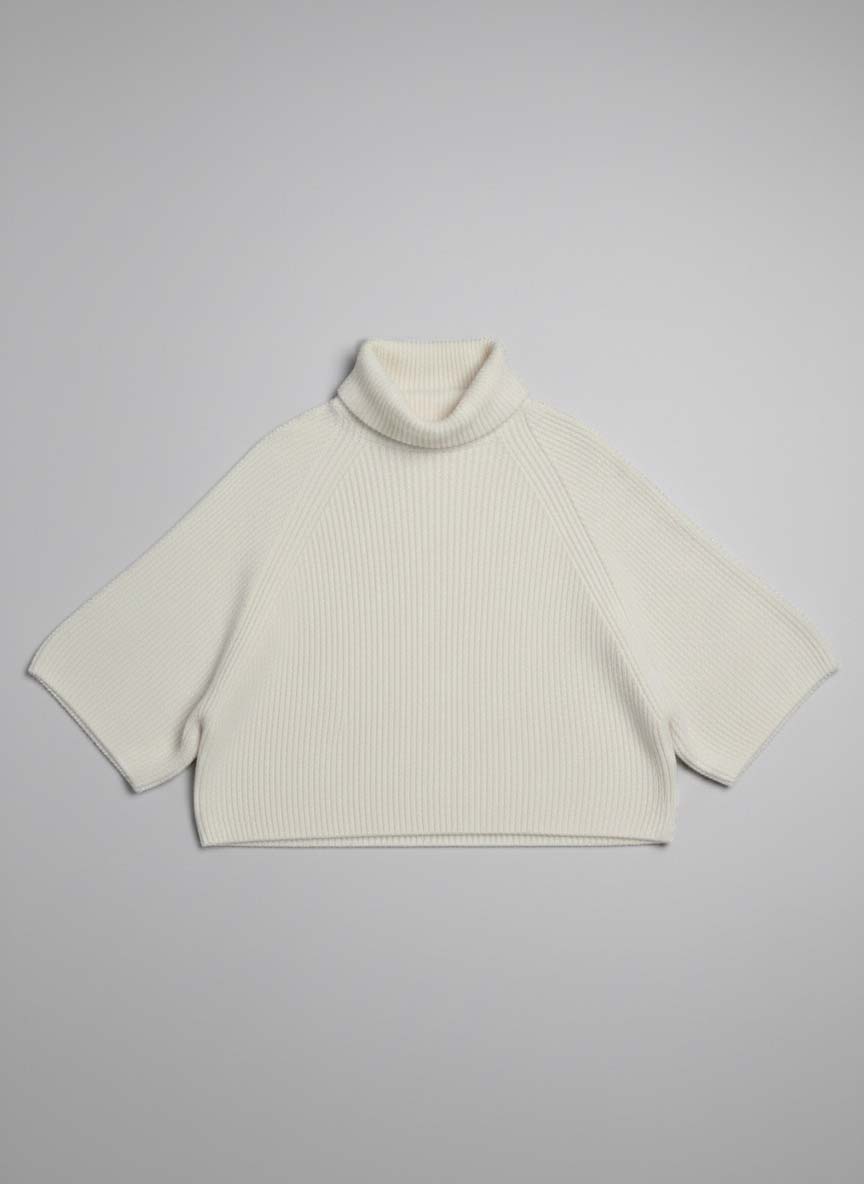 NAJMA | Our rib-knit poncho
