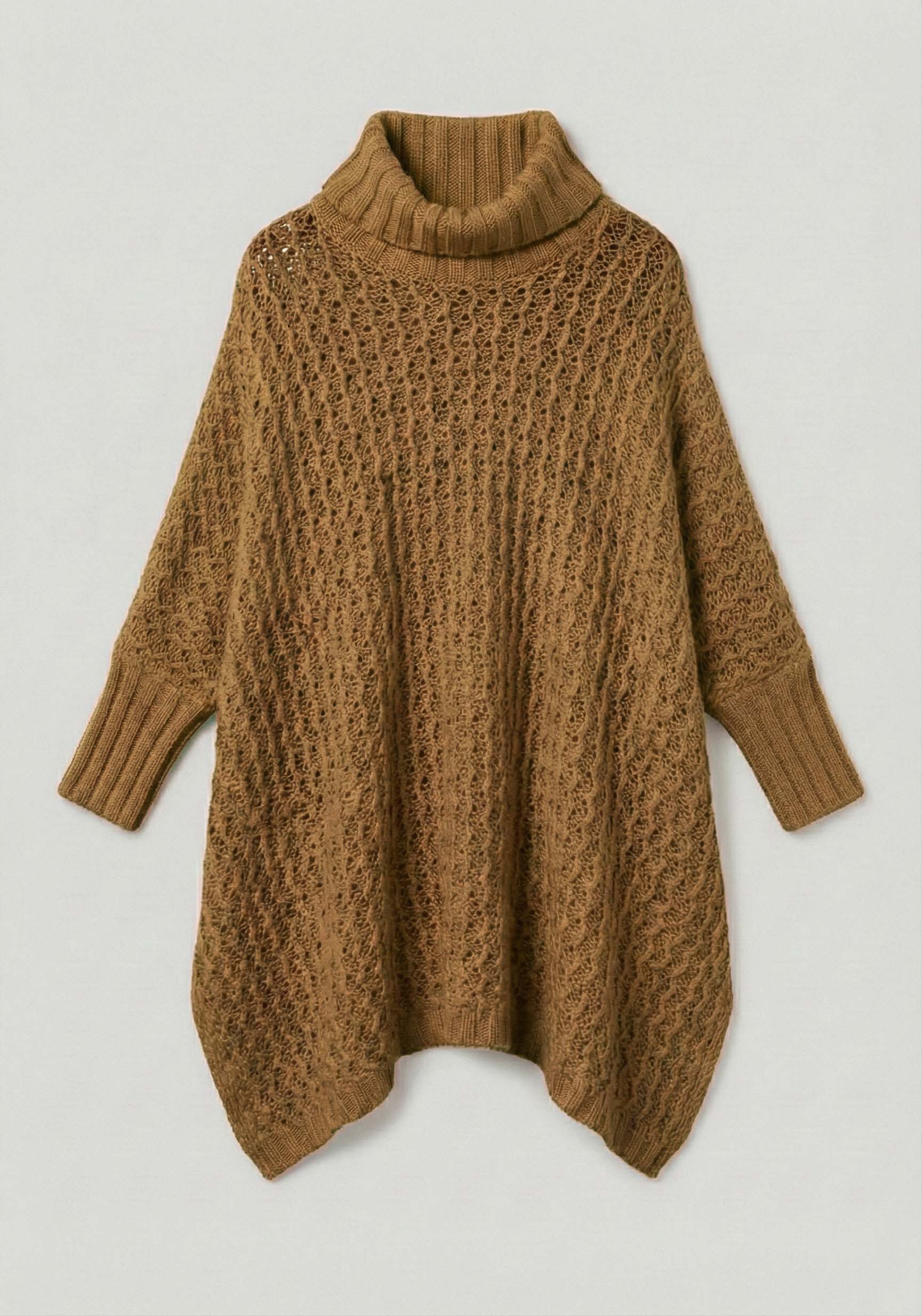 TIANA | Our moss stitch poncho