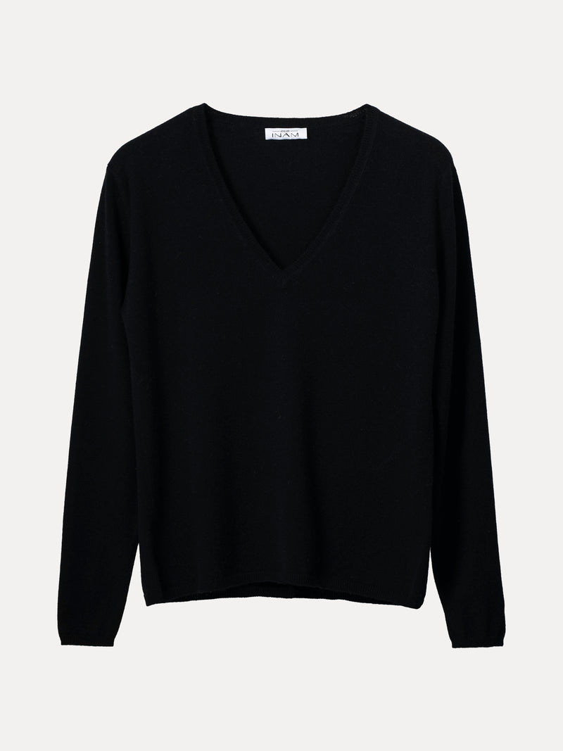 Victoria black sweater 100% Cashmere