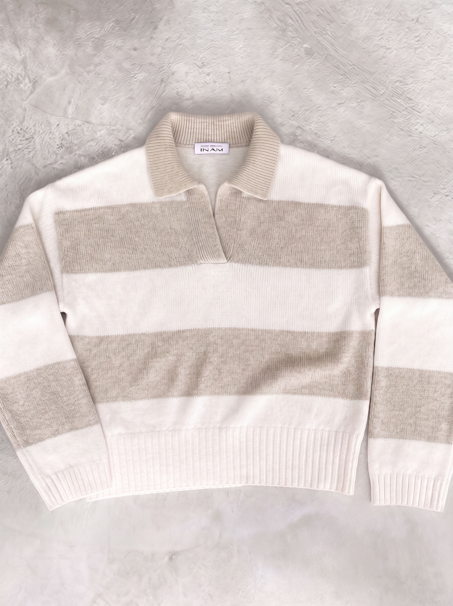 ELIN | Our chunky Rugby polo sweater