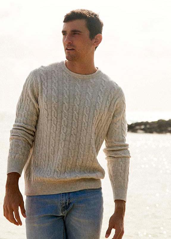 RYAN | Our cable-knit crew