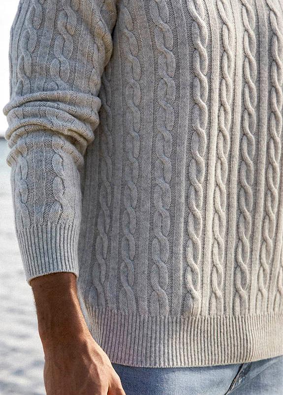 RYAN | Our cable-knit crew