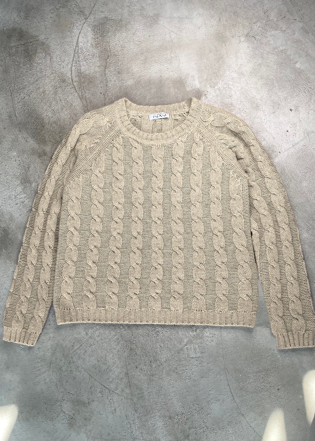 KAYLEY | Our modern cable-knit crew