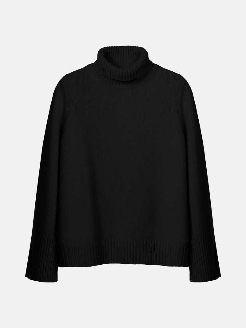 OCEANA| Our chunky cashmere roll neck