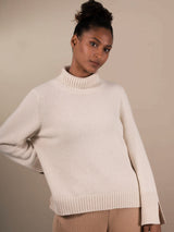 OCEANA| Our chunky cashmere roll neck