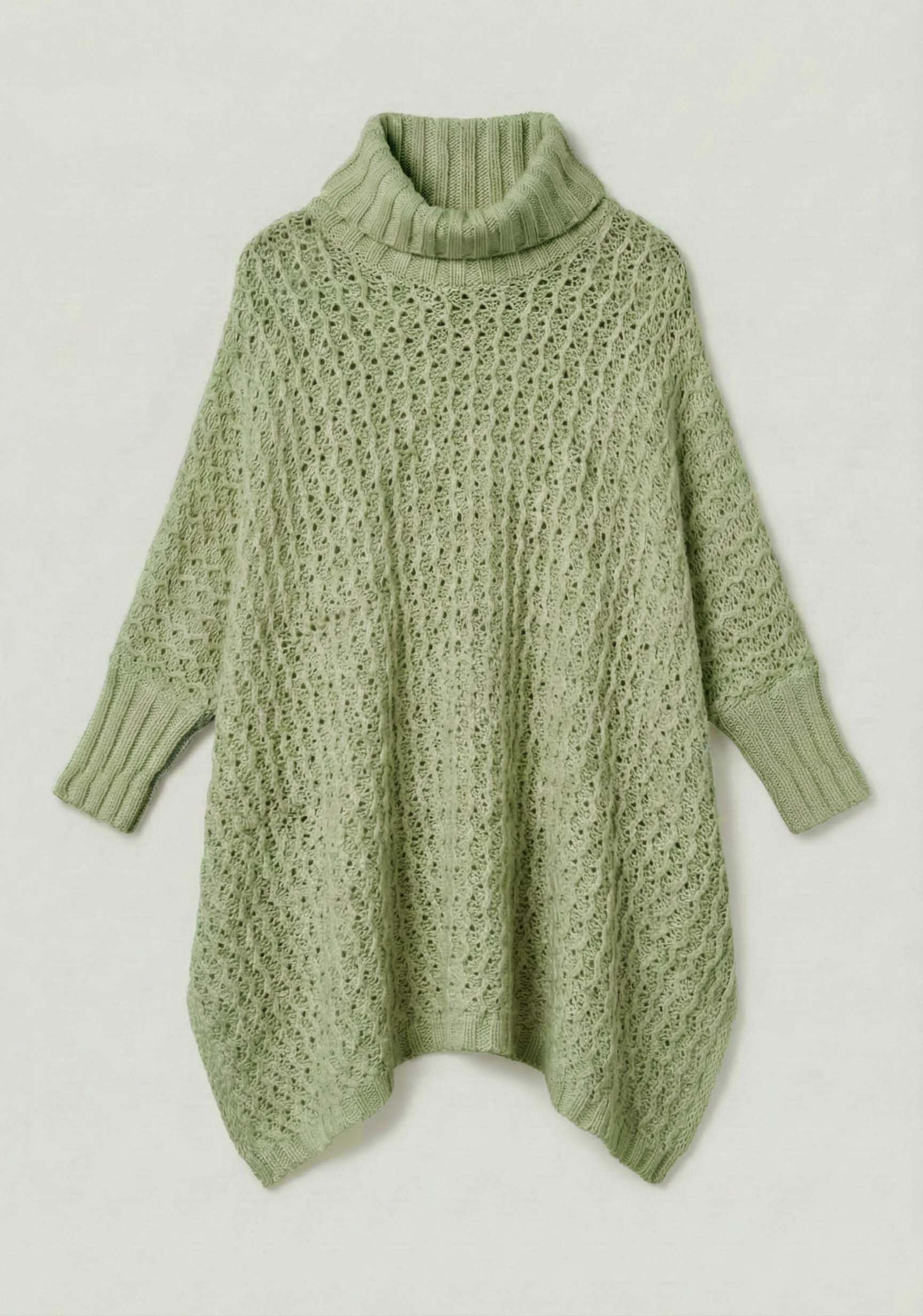 TIANA | Our moss stitch poncho