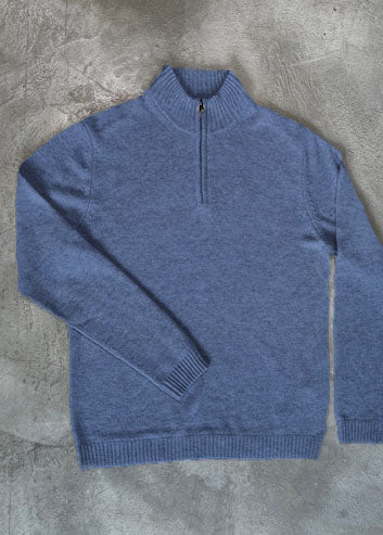 Thomas| Our half-zip cashmere