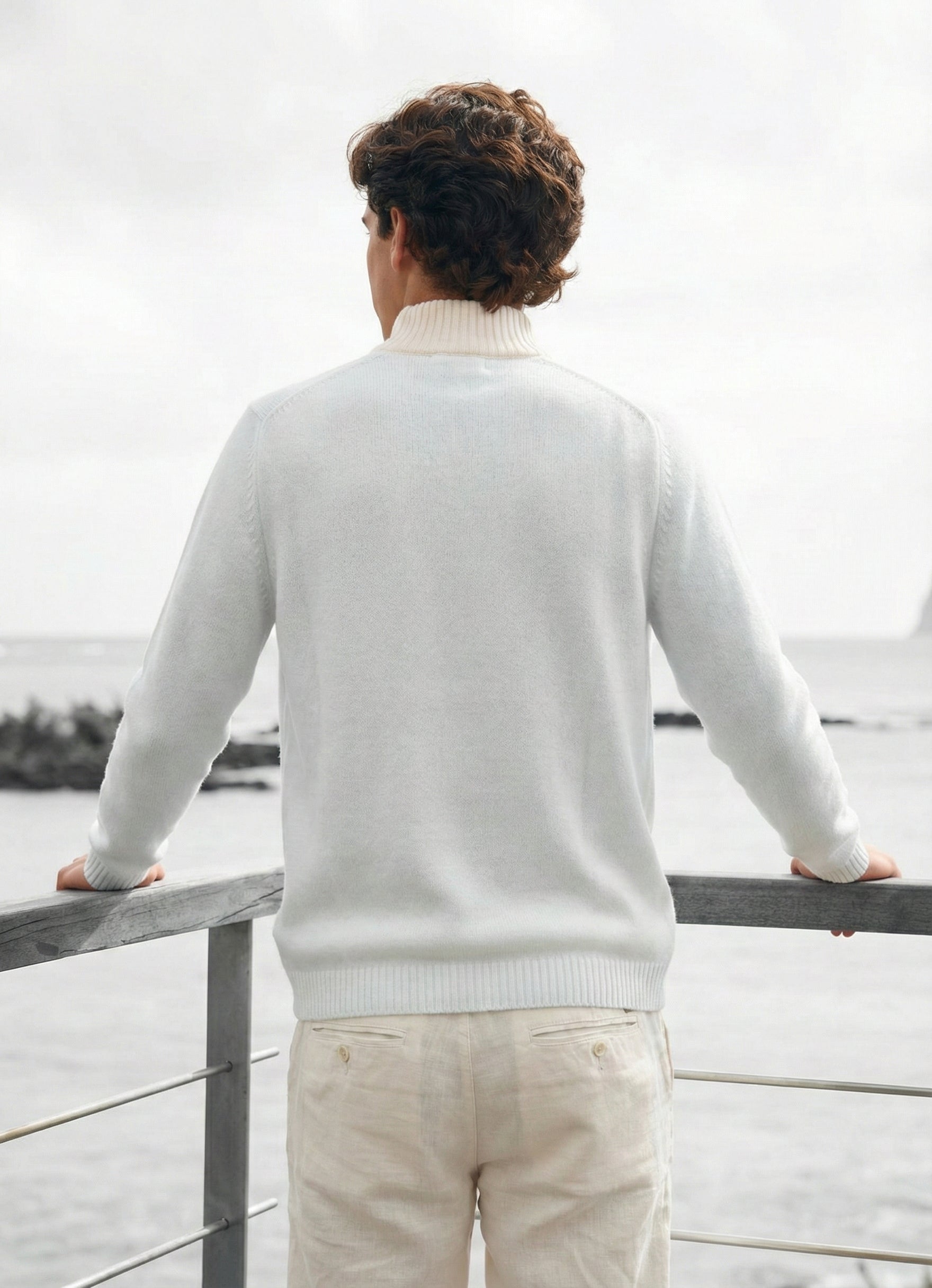 THOMAS | Our half-zip cashmere
