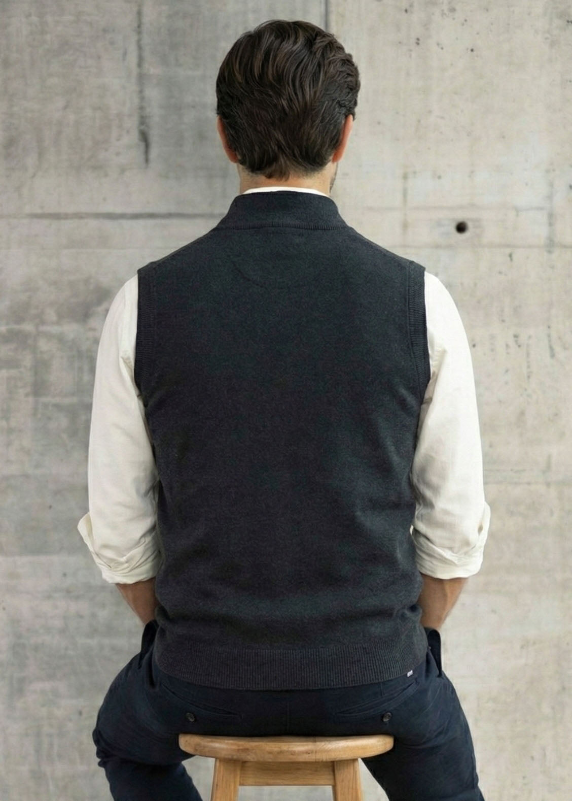 AMEER| Our Mao collar gilet