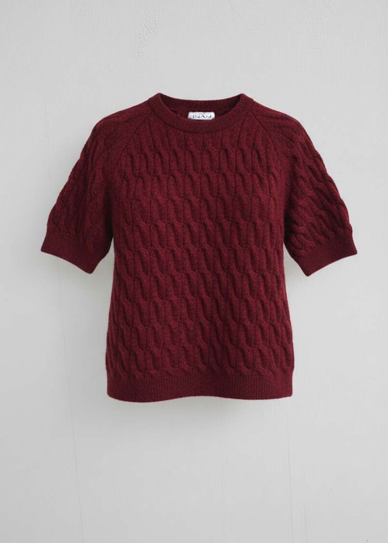JACKIE | Our cable short sleeve