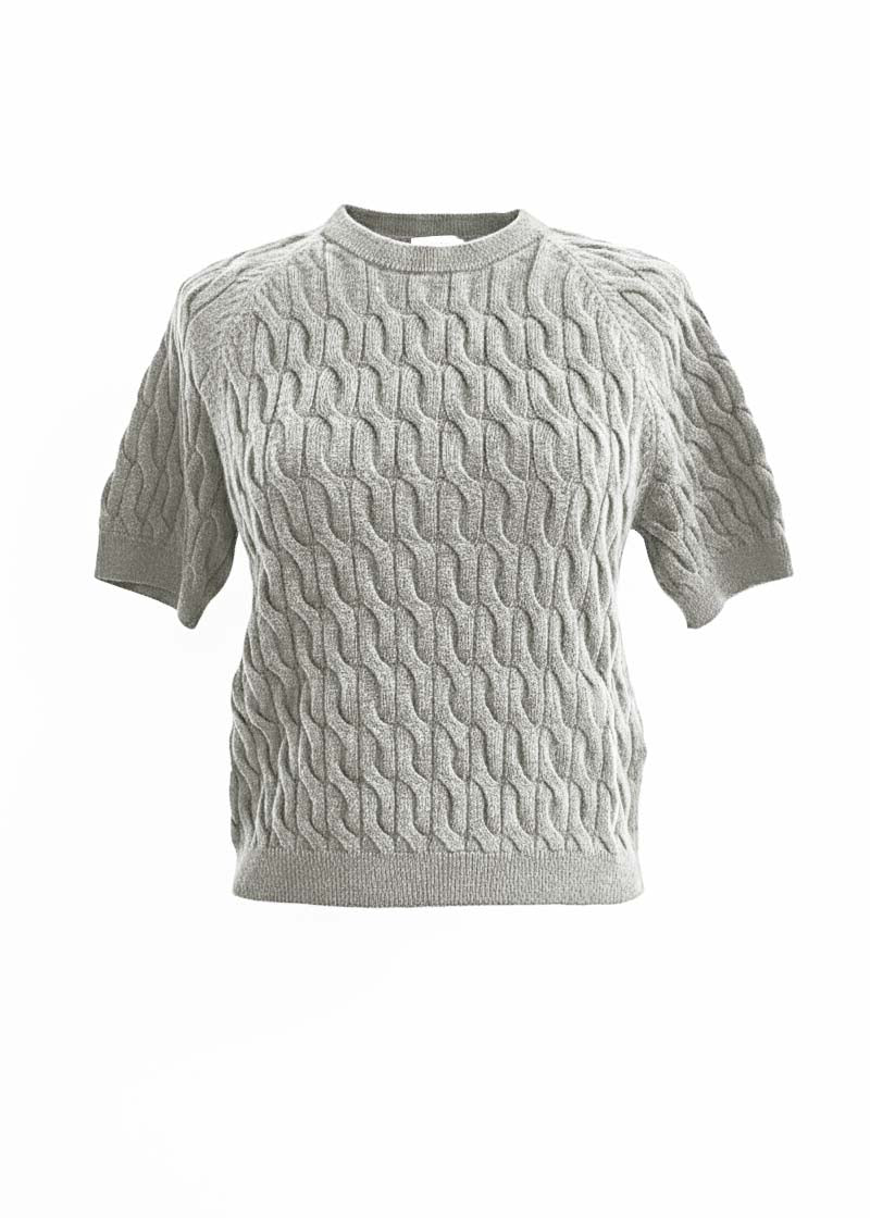 JACKIE | Our cable short sleeve