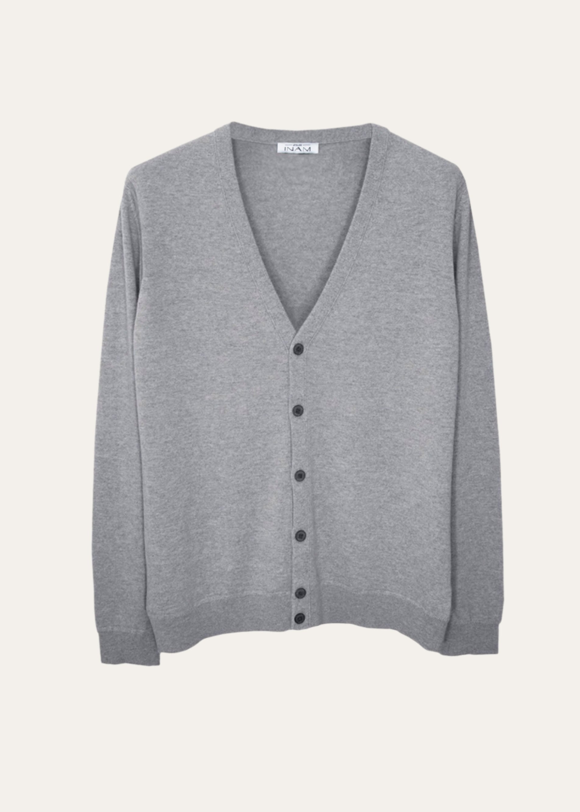 men's v-neck cardigan cashmere