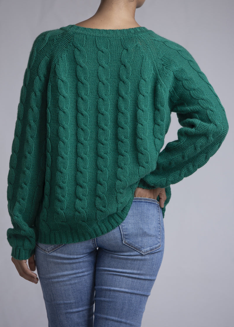 KAYLEY | Our modern cable-knit crew