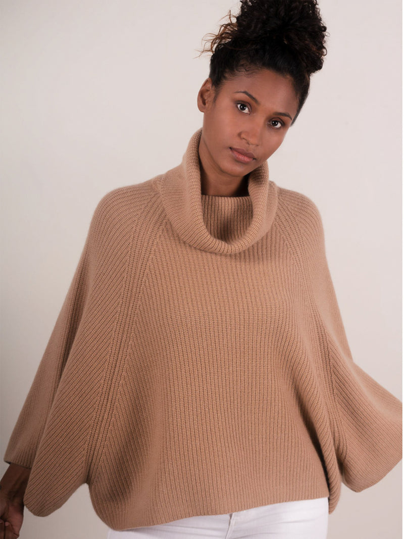 Cashmere poncho 
