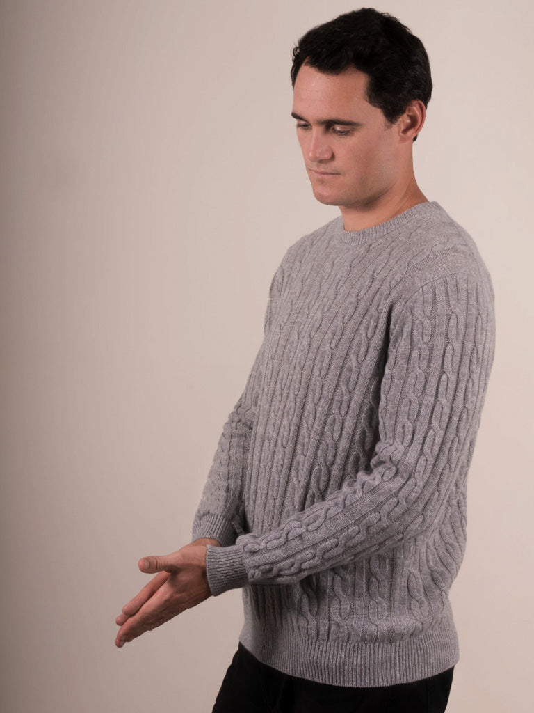 RYAN | Our cable-knit crew